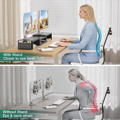 OPNICE Dual Monitor Stand Riser - Image 7