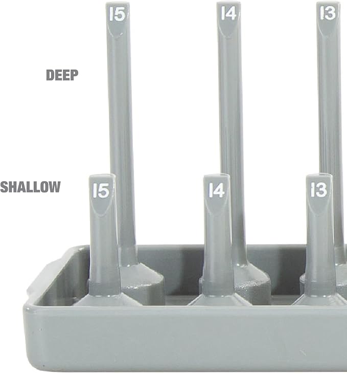 OEMTOOLS 22413 6 Piece SAE and Metric Socket Tray Set, SAE and Metric Socket - Image 8