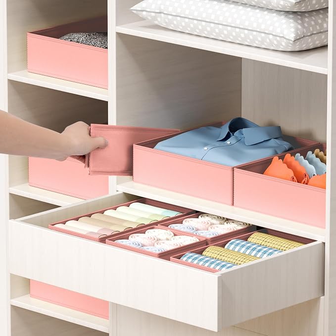 DIMJ Drawer Organizer Clothes - Image 4