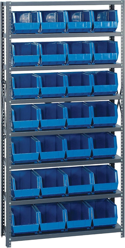 Quantum Storage Systems QSBU-239BL Giant Open Hopper Steel Shelving System by QuantumStorageSystems