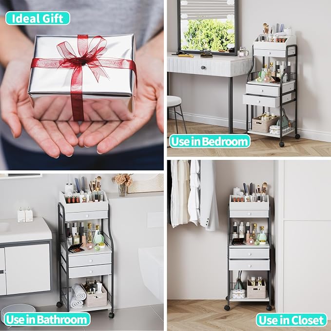 HapiRm Floor Makeup Organizer Storage - Image 7