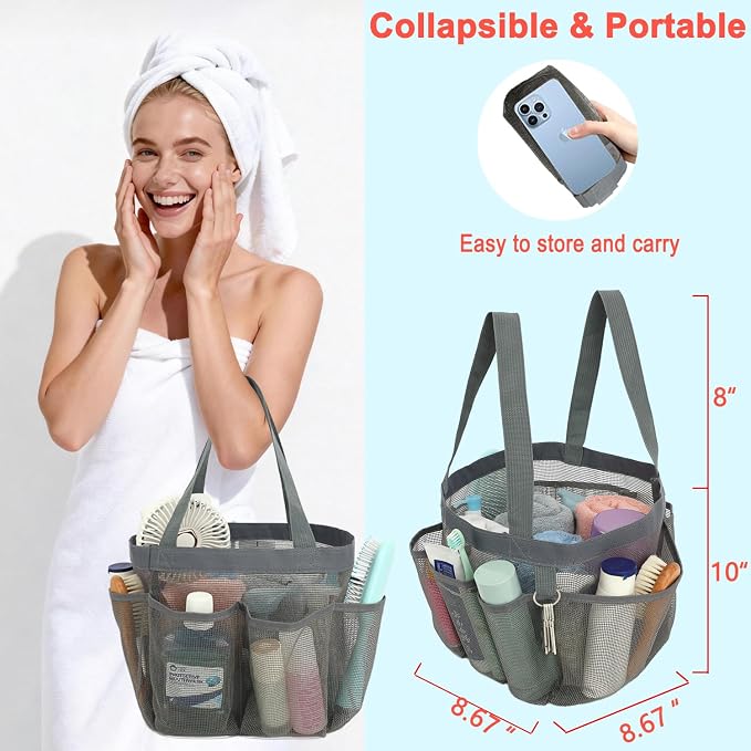 Fammart Mesh Shower Caddy Portable - Image 2
