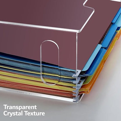 Acrylic File Organizer Box - Image 7