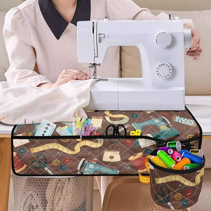 SewingTool Pattern Sewing Machine Mat Non Slip Sewing Machine Carrying Pad - Image 5
