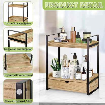 Ukonvi 2-Tier Bathroom Organizer Countertop - Image 7