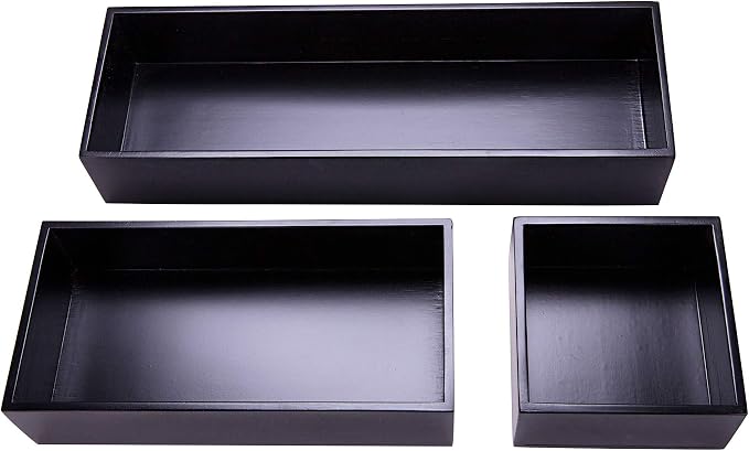 Bamboo Box for Drawer Organizer Box for Kitchen Storage Boxes for Small - Image 5