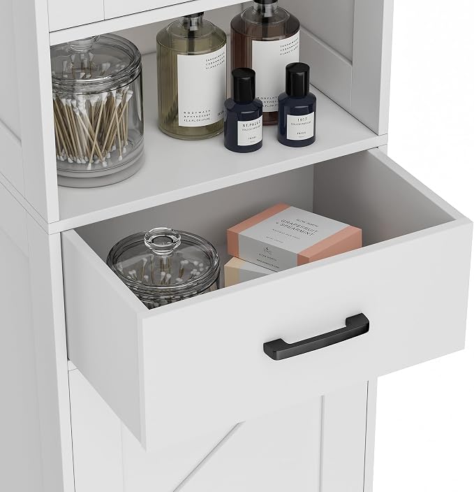 Homhedy 67" H Tall Bathroom Storage Cabinet - Image 7