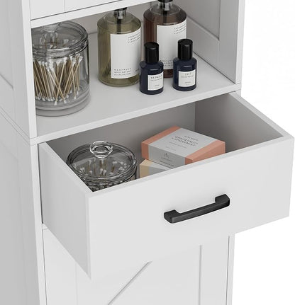 Homhedy 67" H Tall Bathroom Storage Cabinet - Image 7