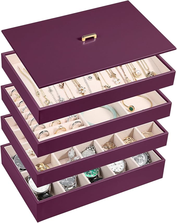 Voova Stackable Jewelry Organizer Tray by Voova