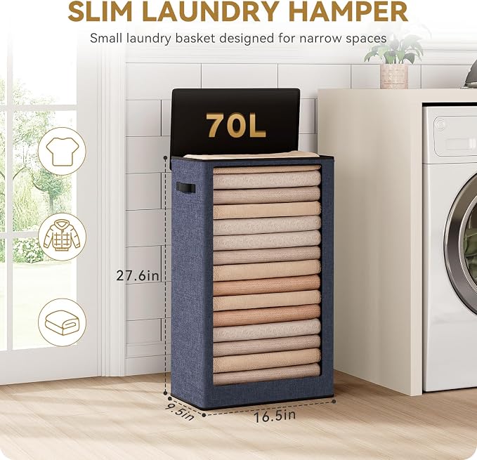SOLEDI Slim Laundry Hamper - Image 5