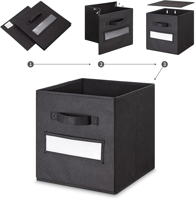13x13x13 storage cube bins Fabric storage cubes - Image 4