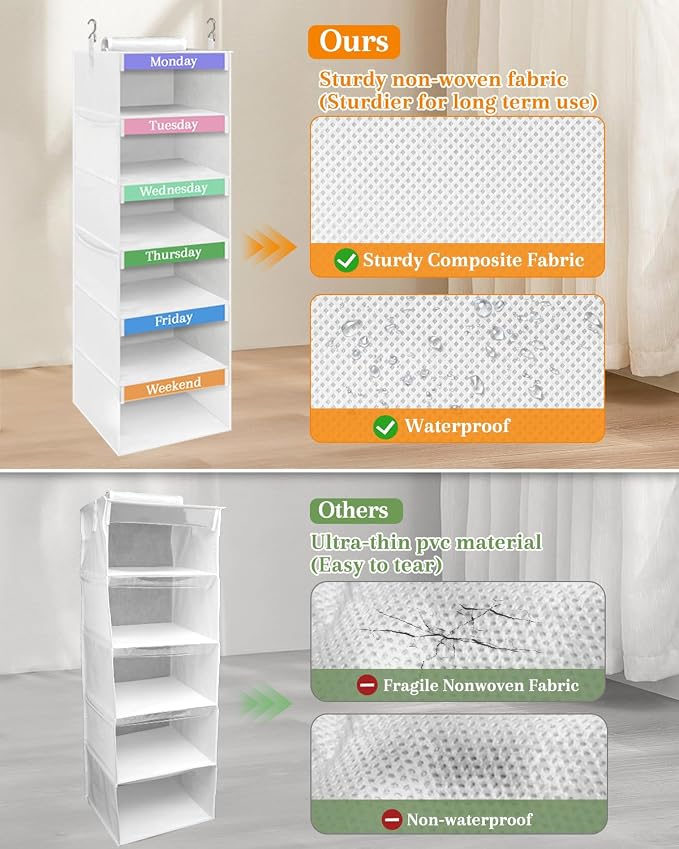 punemi Weekly Clothes Organizer - Image 4