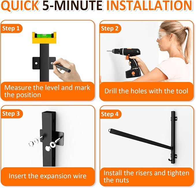 ​Kayak Storage Rack for Garage Wall Mount - Image 7
