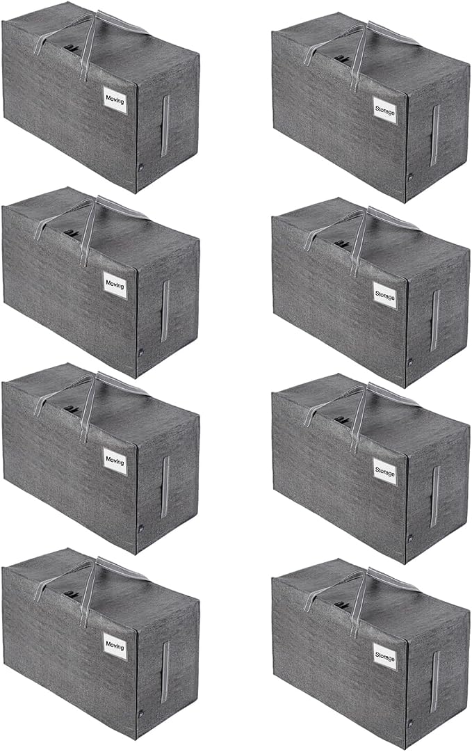 VENO 8 Pack Moving Bags, Moving Supplies, Moving Boxes, College Packing Storage by Veno