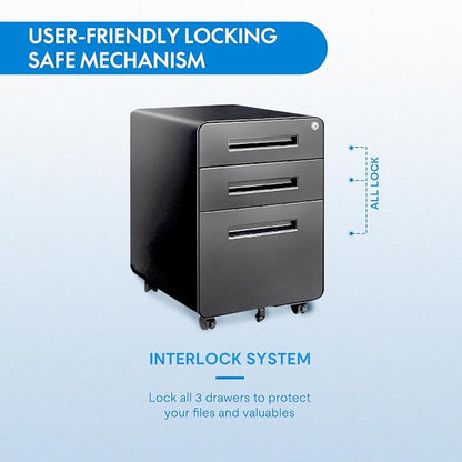 FLEXISPOT Metal File Cabinet for Home Office Mobile File Cabinet - Image 6