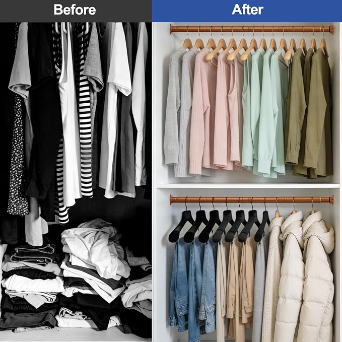 17 to 84 Inch Closet Rods for Hanging Clothes - Image 6