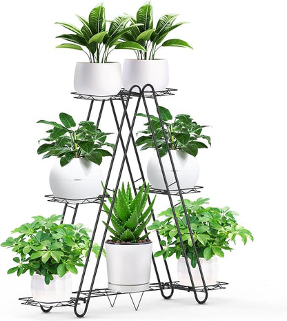 DiiKoo Heavy Duty Metal Plant Stand, Indoor Outdoor Plant Shelf & Rack by DiiKoo