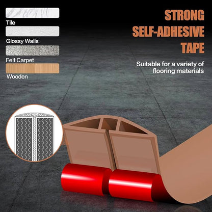 Floor Cord Cover Self Adhesive Cord Hider, 3.3FT Cable Management, Extension - Image 4