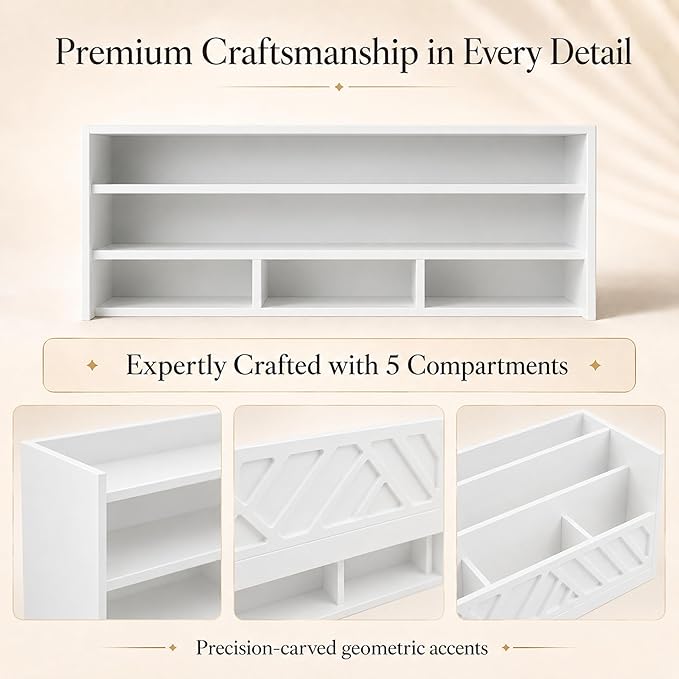 BLU MONACO | Wooden Mail Organizer - Image 7