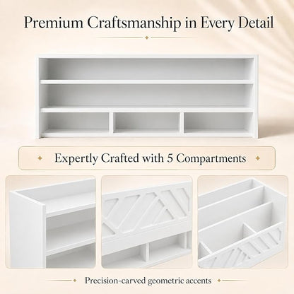 BLU MONACO | Wooden Mail Organizer - Image 7