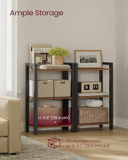 VASAGLE 3-Tier Bookshelf, Bookcase - Image 4