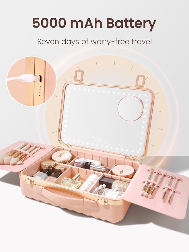 ROWNYEON Travel Makeup Case - Image 5