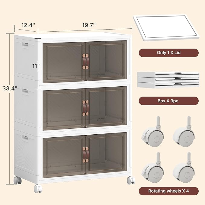 452QT Extra Large Stackable Storage Bins - Image 2