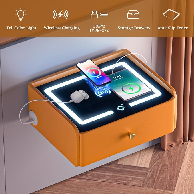 HOMEMORE Floating Nightstand - Image 3