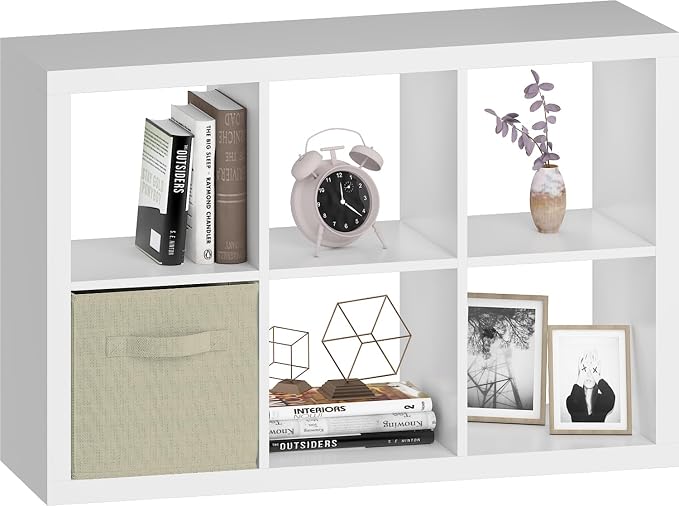 6 Cube Organizer, Cube Storage Shelf by Unknown