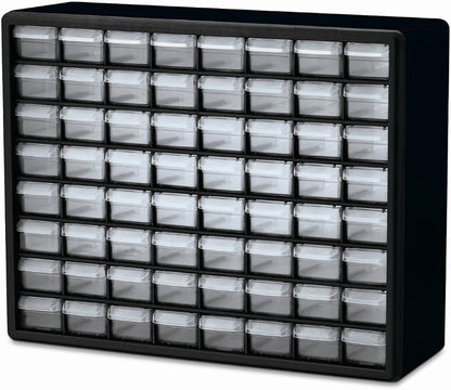 Akro-Mils 64-Drawer Plastic Storage Cabinet, Building Bricks Storage, Teacher by Akro-Mils