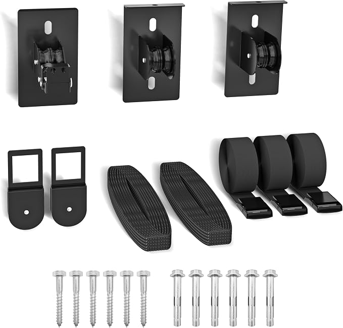 2025 Upgrade Cargo Box Garage Pulley System, Garage Ceiling Hoist Heavy-Duty - Image 8