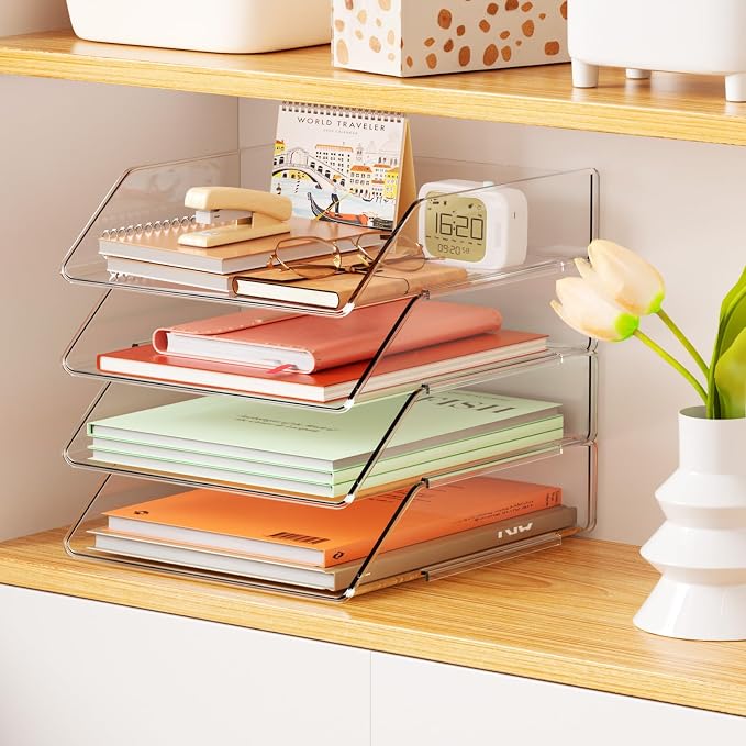 YKLSLH 4 Tier Paper Organizer Letter Tray - Image 7