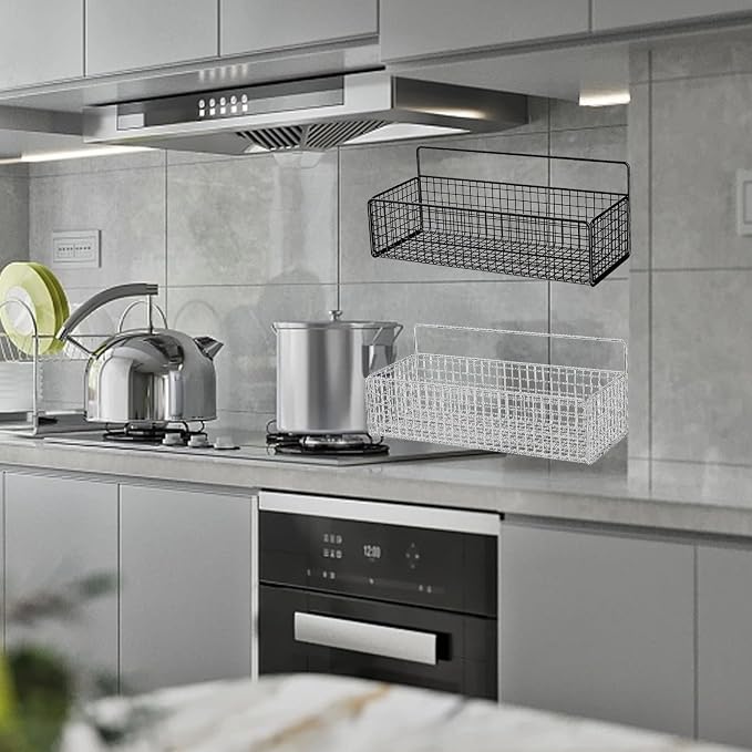 Hanging Wall Basket for Organizing, Wire Basket for Storage Pantry - Image 2