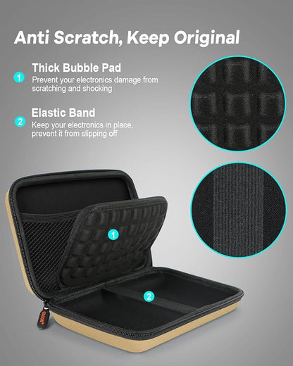 Kakhi-Brown Hard Shell Carrying Case - Image 5
