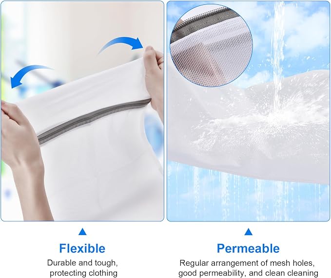 6 Pcs Laundry Bag, 12“x16”Mesh Laundry Bags - Image 5