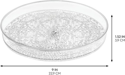 iDesign The Rain Collection Lazy Susan Turntable Organizer, 1.5" Height - Image 2