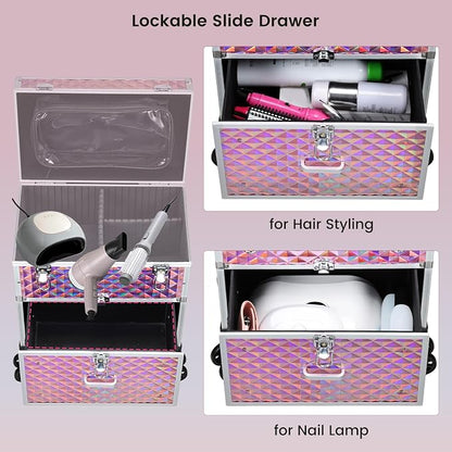 Professional Rolling Makeup Case - Image 4