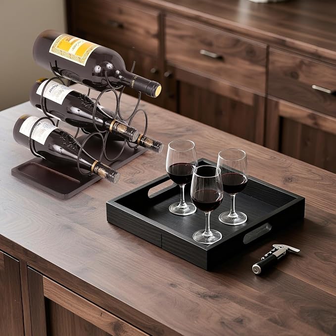 Countertop Wine Rack, Small Wine Rack and Wine Bottle Holder - Image 7