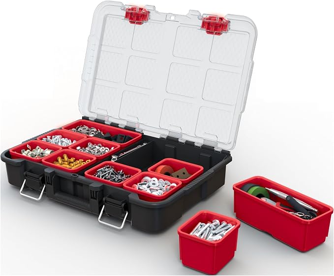 Keter Stack-n-Roll Modular Tools Organizer - Image 13
