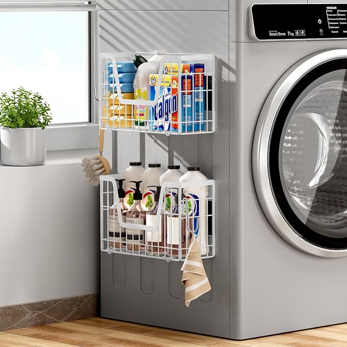 2 Set Magnetic Fridge Shelf, Potato and Onion Storage Bins, Wire Baskets Magnet - Image 8