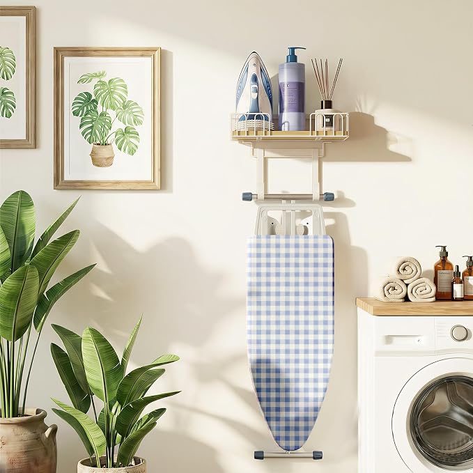 TJ.MOREE Ironing Board Hanger Metal Wall Mount Iron and Ironing Board Holder - Image 7