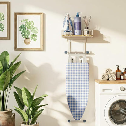 TJ.MOREE Ironing Board Hanger Metal Wall Mount Iron and Ironing Board Holder - Image 7