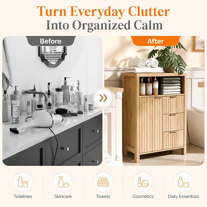 VINGLI Bathroom Storage Cabinet - Image 8