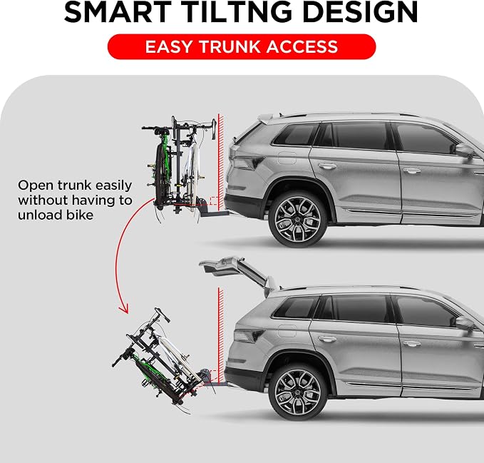 Young Hitch Mounted 2-Bike Rack - Image 5