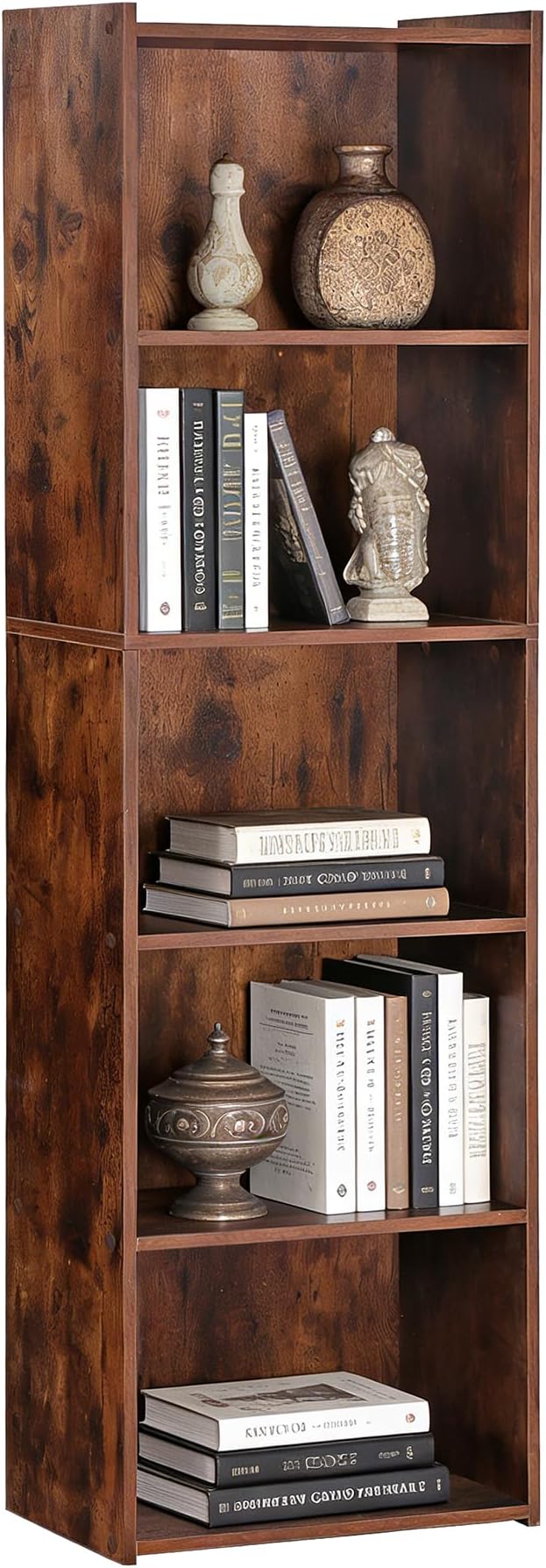 SUPER DEAL 5-Tier Open Shelf Bookcase and Bookshelf, Freestanding Display by Superdeal