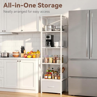 Housolution 6 Tier 60.6" Tall Bookshelf - Image 6