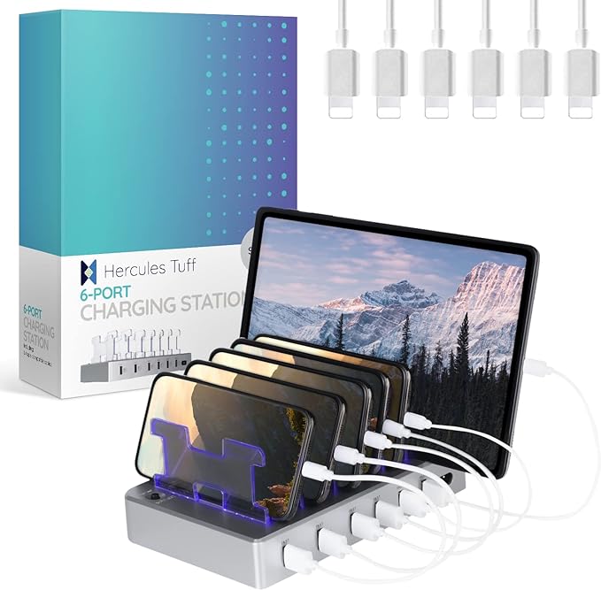 Charging Station for Multiple Devices, by HerculesTuff