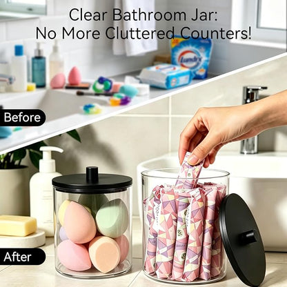 Amolliar Laundry Pods Storage Container, 2 Pack Large Detergent Container - Image 4