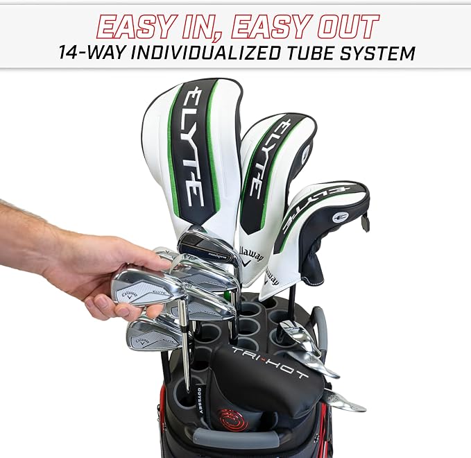 Izzo Ultimate Organizer Golf Cart Bag - Image 4