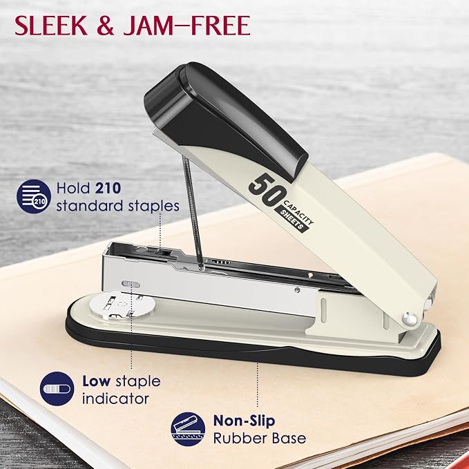 Metal Stapler Heavy Duty 50 Sheet Capacity - Image 4